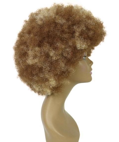 Audre Black Blend Afro Half Wig