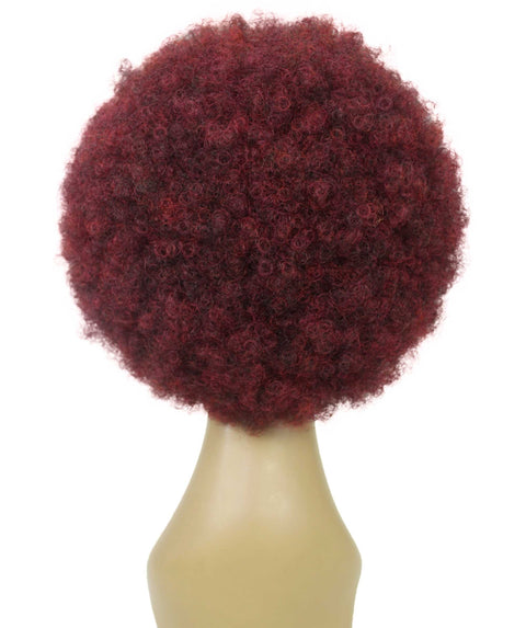 Audre Deep Pink to Black Blend Afro Half Wig