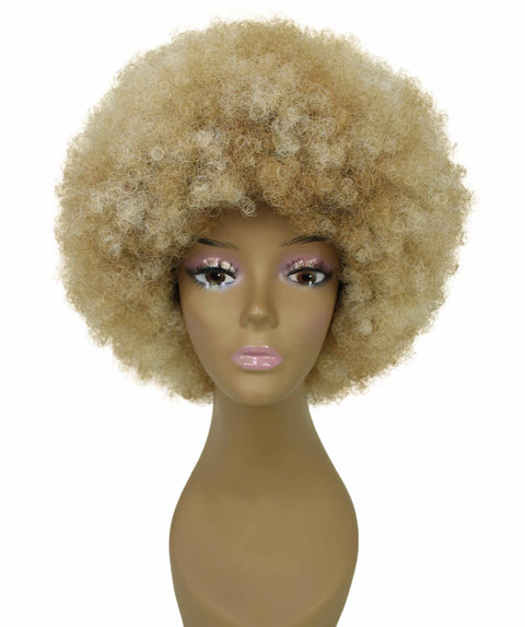 Audre Brown Blend Afro Half Wig