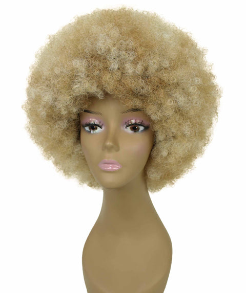 Audre Brown Blend Afro Half Wig