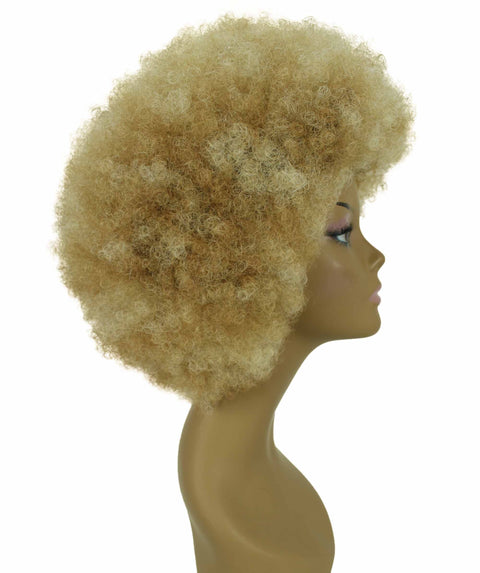 Audre Brown Blend Afro Half Wig