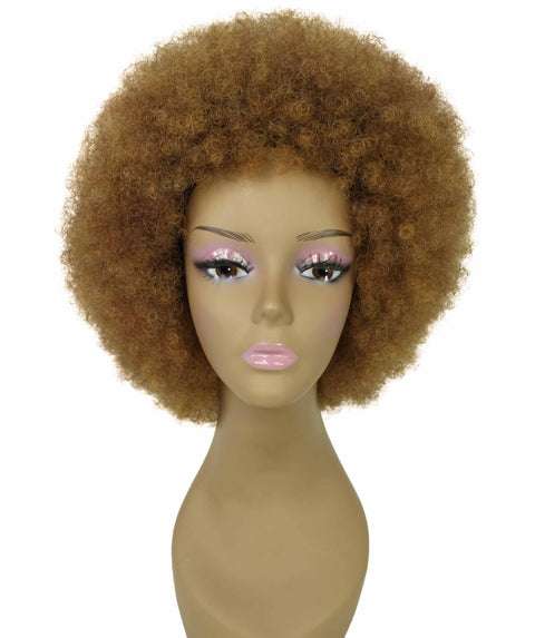 Audre Honey Alburn Afro Half Wig