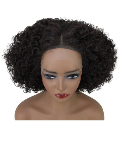 Naomi Dark Brown Afro Lace Wig