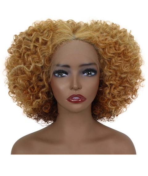 Naomi  Copper Blonde Afro Lace Wig