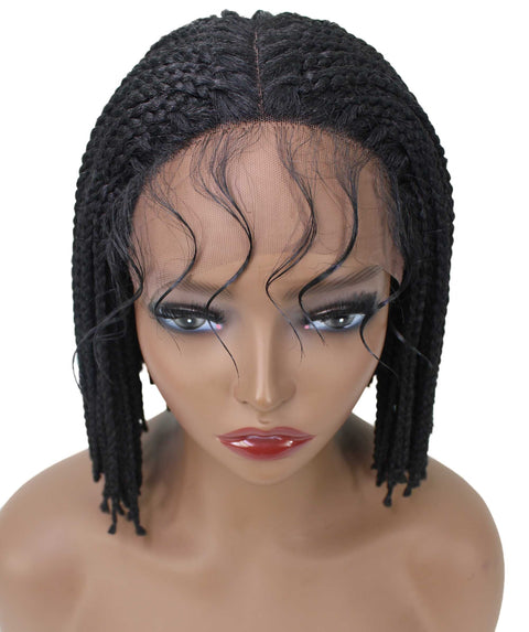 Athea Black Braid Lace Wig