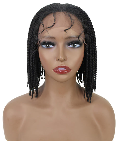 Athea Natural Black Braid Lace Wig