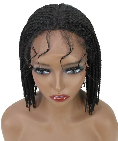 Athea Natural Black Braid Lace Wig