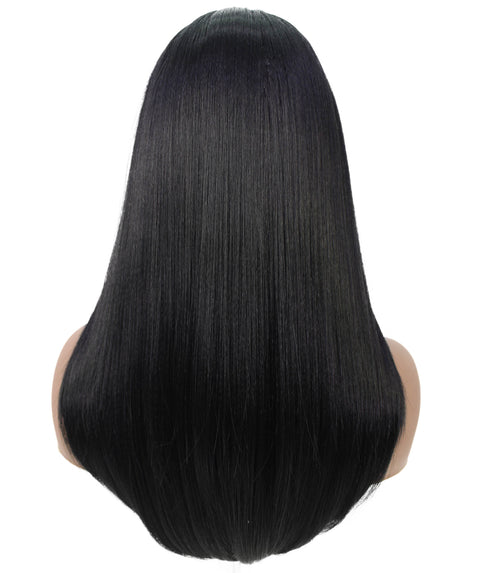 Ebony Black Straight  Lace Wig