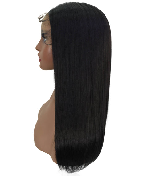 Ebony  Natural Black Straight  Lace Wig