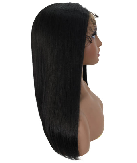 Ebony  Natural Black Straight  Lace Wig